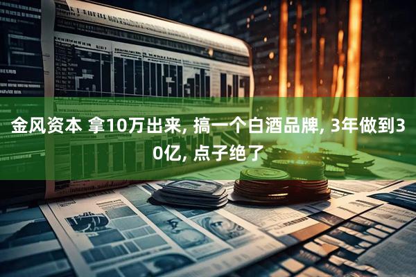 金风资本 拿10万出来, 搞一个白酒品牌, 3年做到30亿, 点子绝了