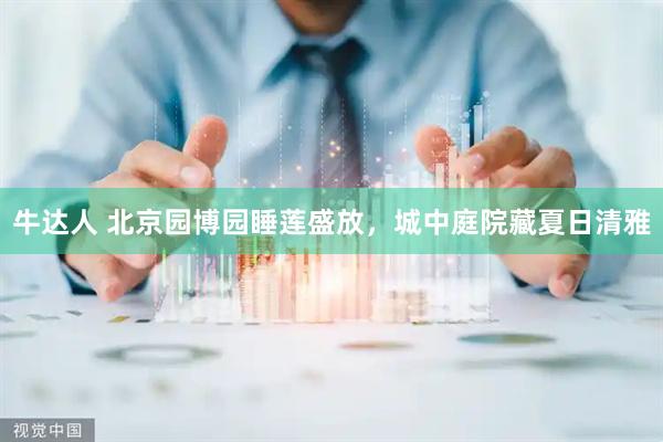 牛达人 北京园博园睡莲盛放，城中庭院藏夏日清雅